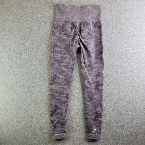 Gymshark Leggings Womens S Purple Adapt Camo Seamless Booty Lifting Shaping - Picture 4 of 13